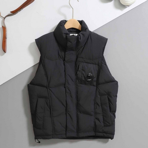 씨피컴퍼니 [ C,P ] 렌즈 패치 패딩 조끼