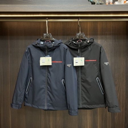 프라다 [PRADA]2025fw 수입최고급  남성  후드 자켓