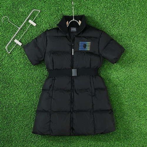 어메이징크리 여성 벨트 원피스 패딩