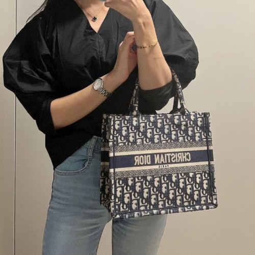 크리스찬 디올 오블리크 북 토트백 스몰#0184