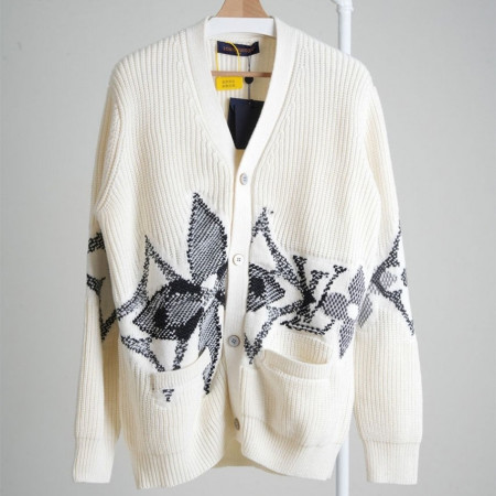 루이비통 LV 모노그램 자가드 버튼 가디건#20078