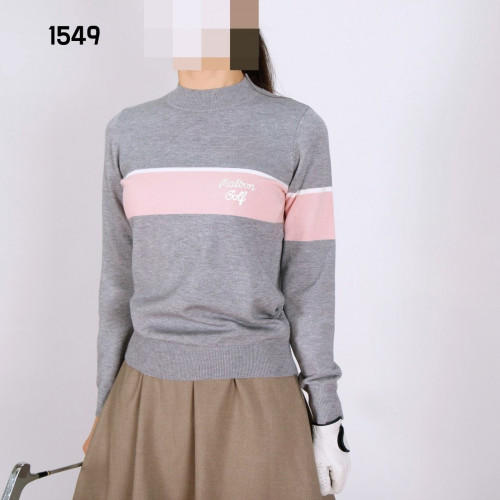 말X 여자 1549 긴팔 라운드 니트티