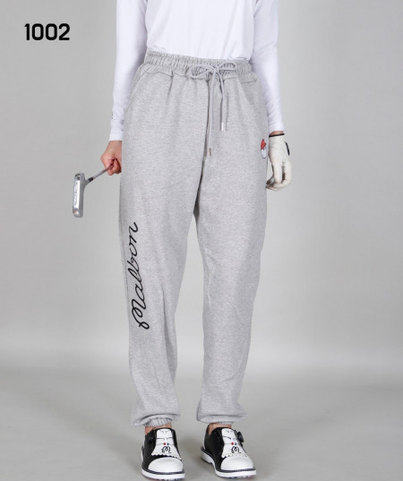 말X 여자 1002 스크립트 기모 스웻 팬츠