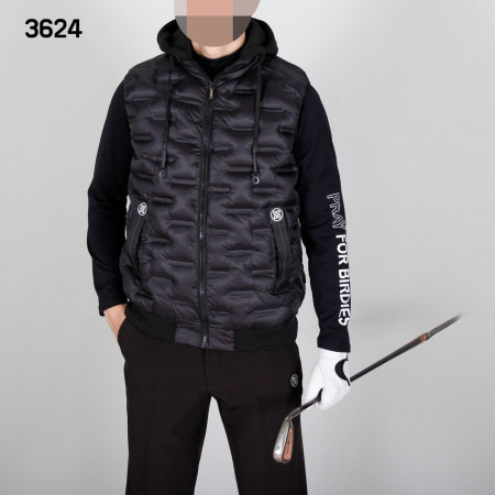 지X어 남자 3624 후디 패딩 베스트 조끼