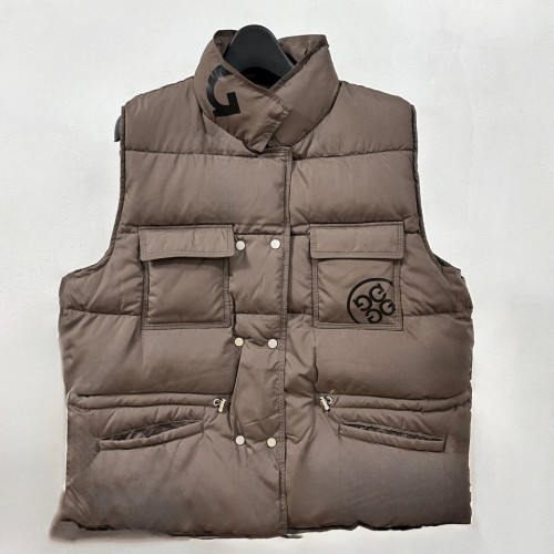 지X어 여자 1017 넥로고 패딩 베스트 조끼