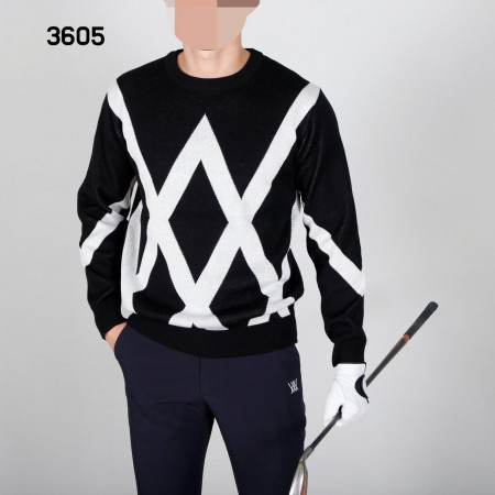 어X 남자 3605 시그니처 라운드 니트