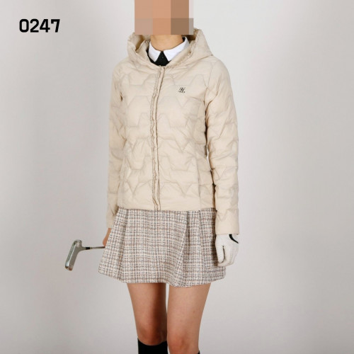 페어XX어 여자 0247 윈터 오리털 프릴 경량 패딩 점퍼