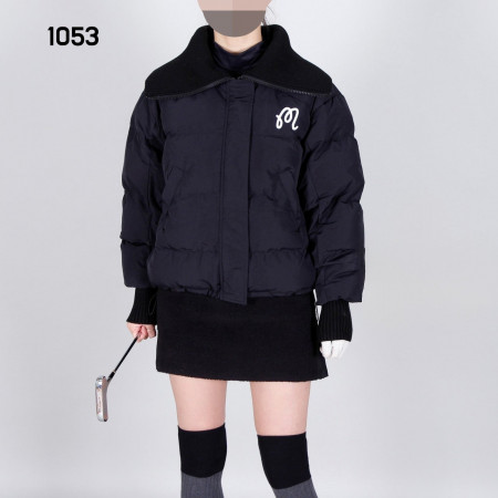 말X 여자 1053 하이넥 니트 패딩 점퍼