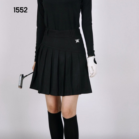 어X 여자 1552 기모 롱사선 플리츠 스커트 치마