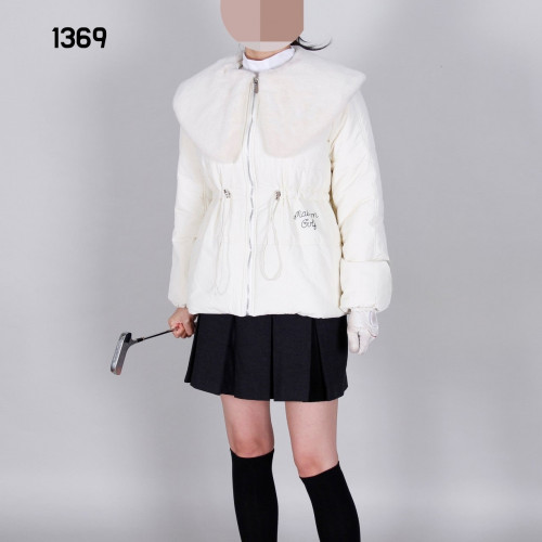 말X 여자 1369 빅카라 스트링 패딩 점퍼